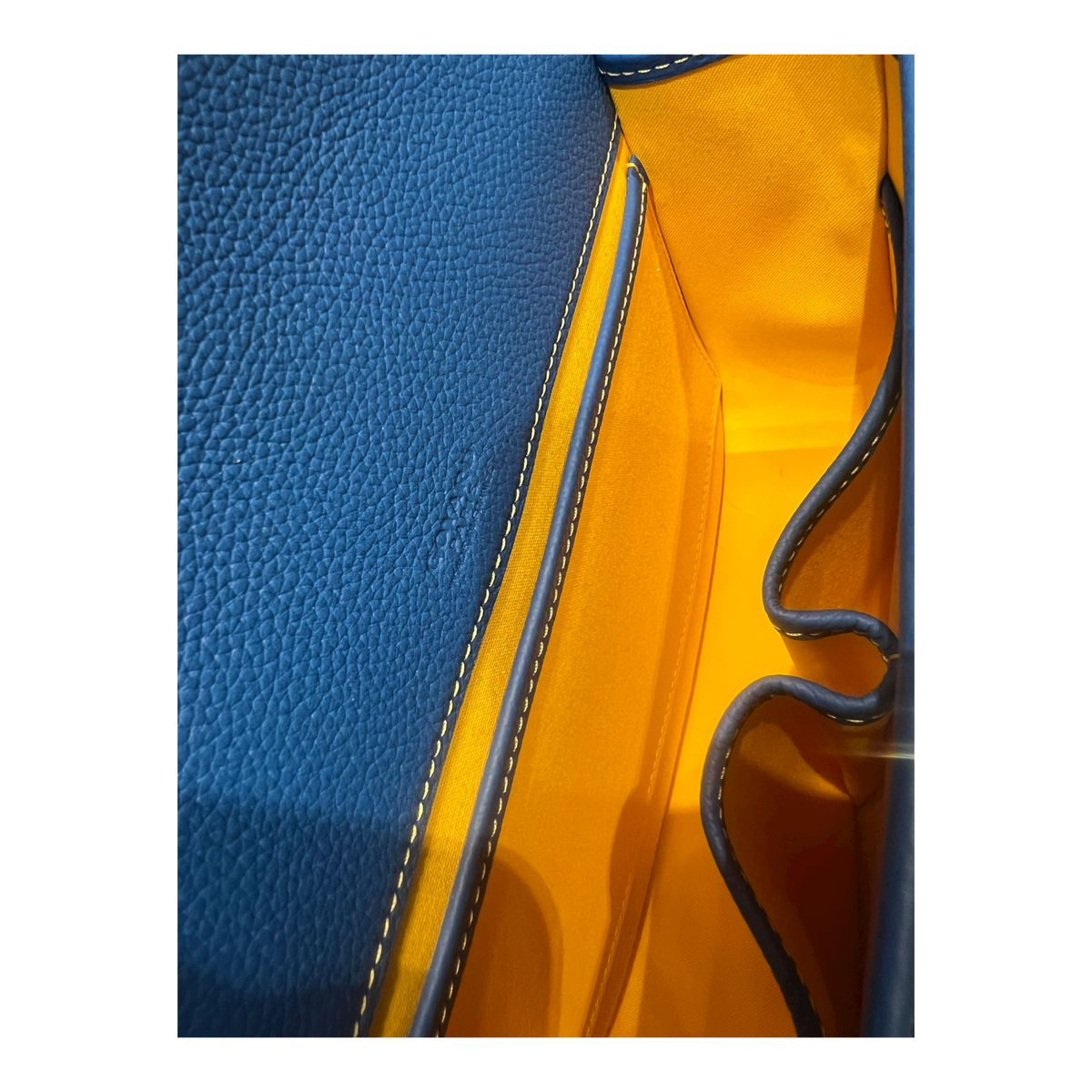 Blue Belvedere Messenger Bag