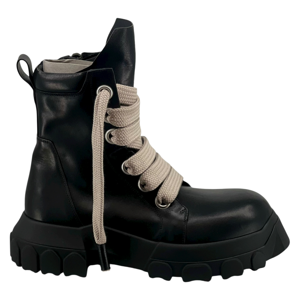 Jumbo Lace Black Bozo Tractor Boots