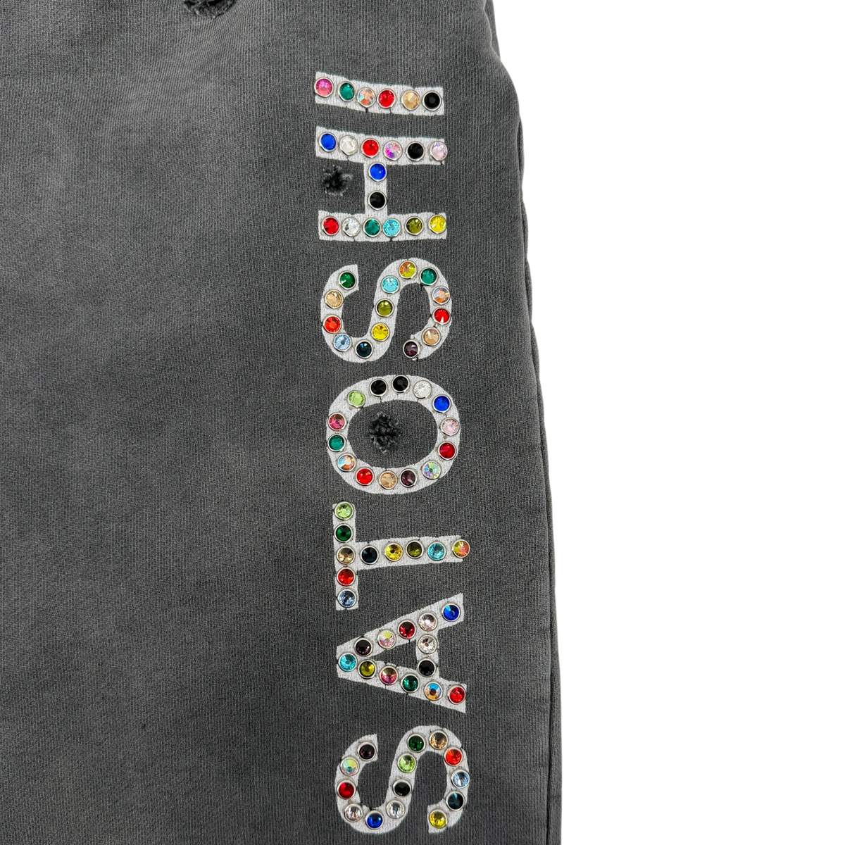 Black Drifter Studded Sweat Shorts