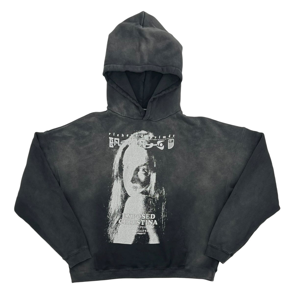 Exposed Christina Sun Faded Hoodie