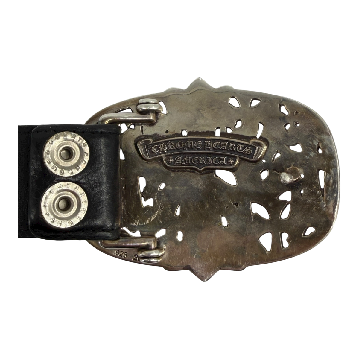 Cemetery Cross Chrome Hearts Belt & Buckle