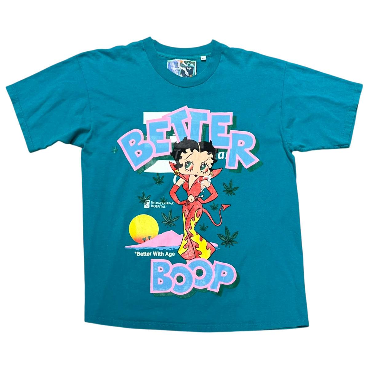 Betty Boop Vintage Turquoise Tee