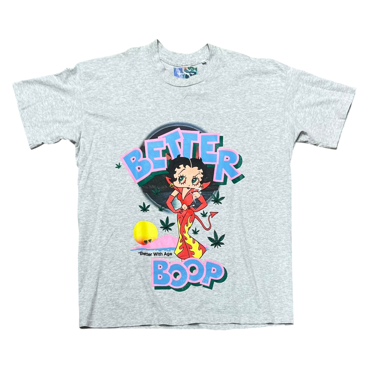 BWA Betty Boop Tee Heather Grey
