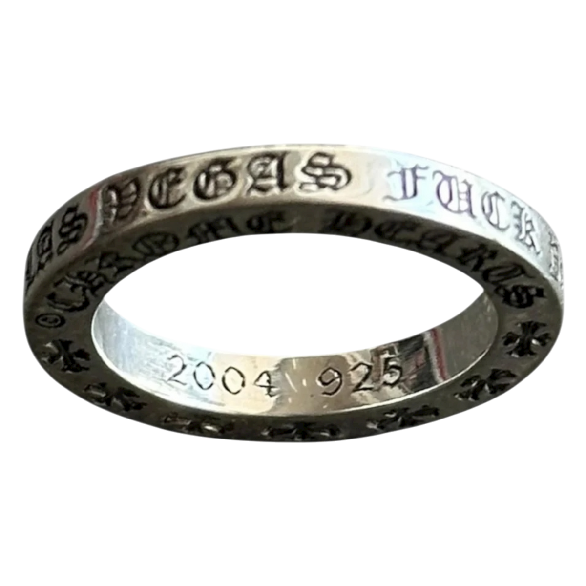 Silver Las Vegas Spacer Ring