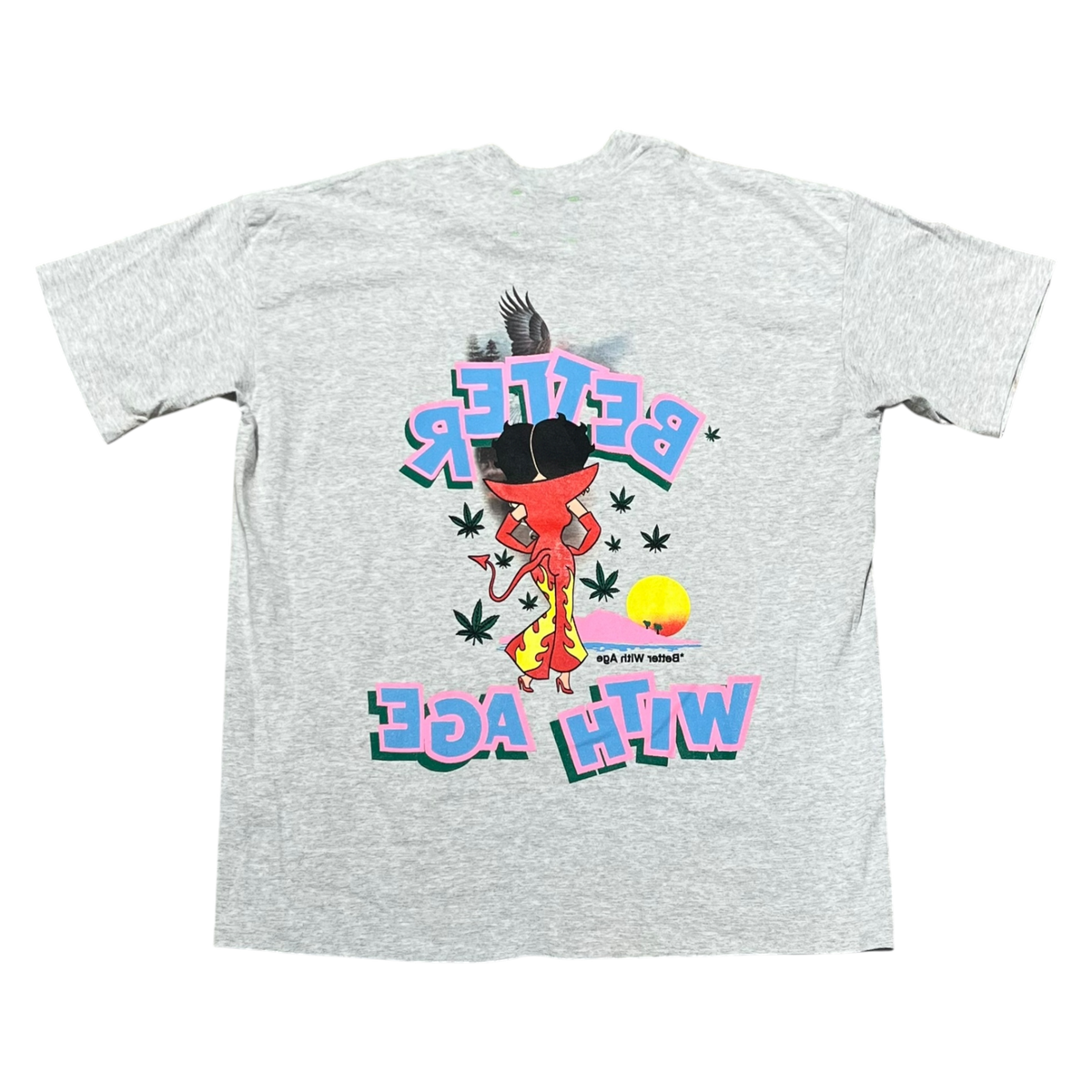 BWA Betty Boop Tee Heather Grey