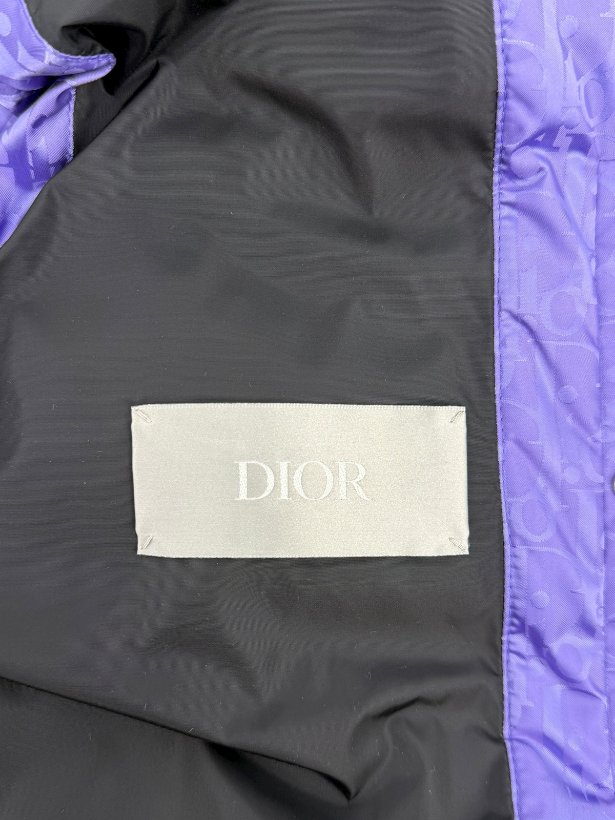All-Over Oblique Jacquard Motif Sleeveless Down Jacket