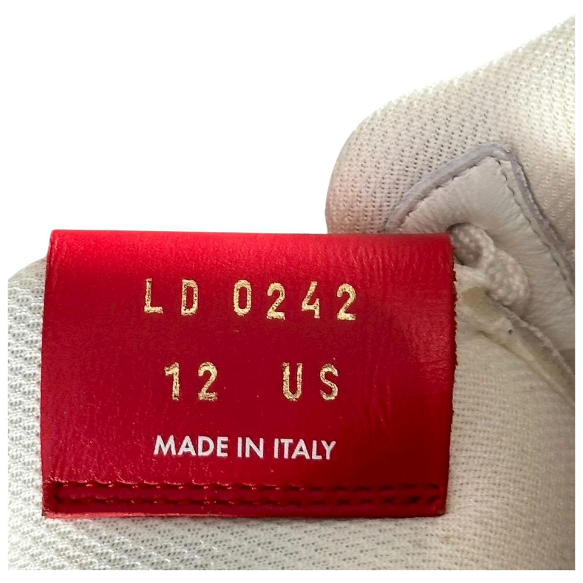 Nike Red & White Monogram Air Force 1