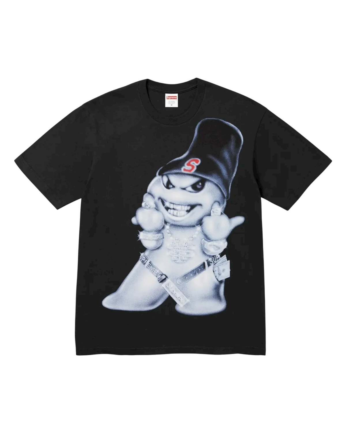 Snowman Tee Black