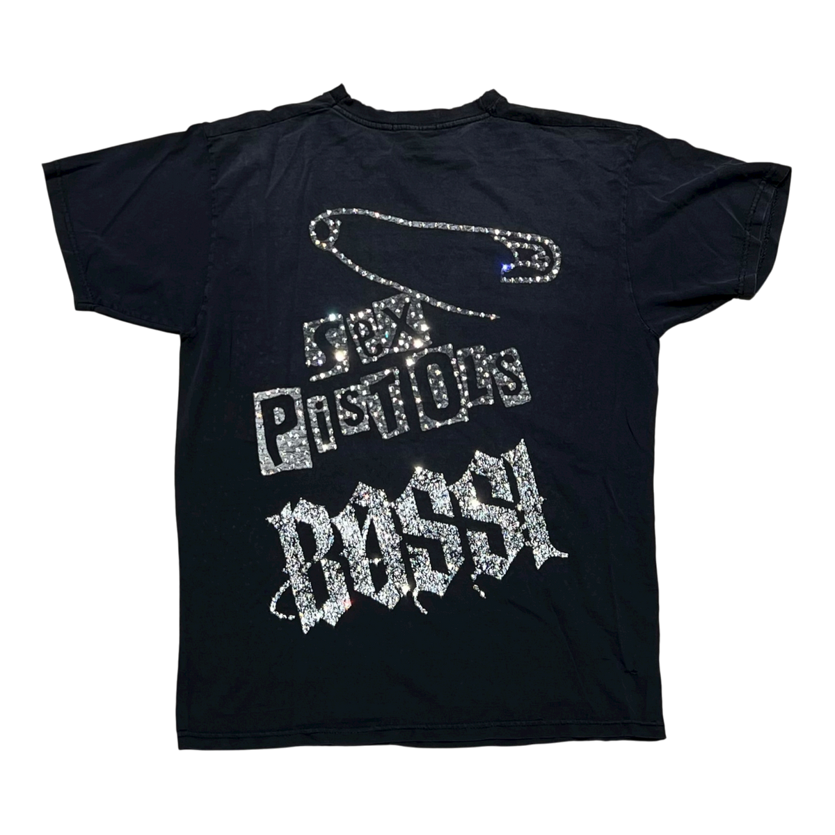 Vintage Rhinestone Navy Tee (FW25)