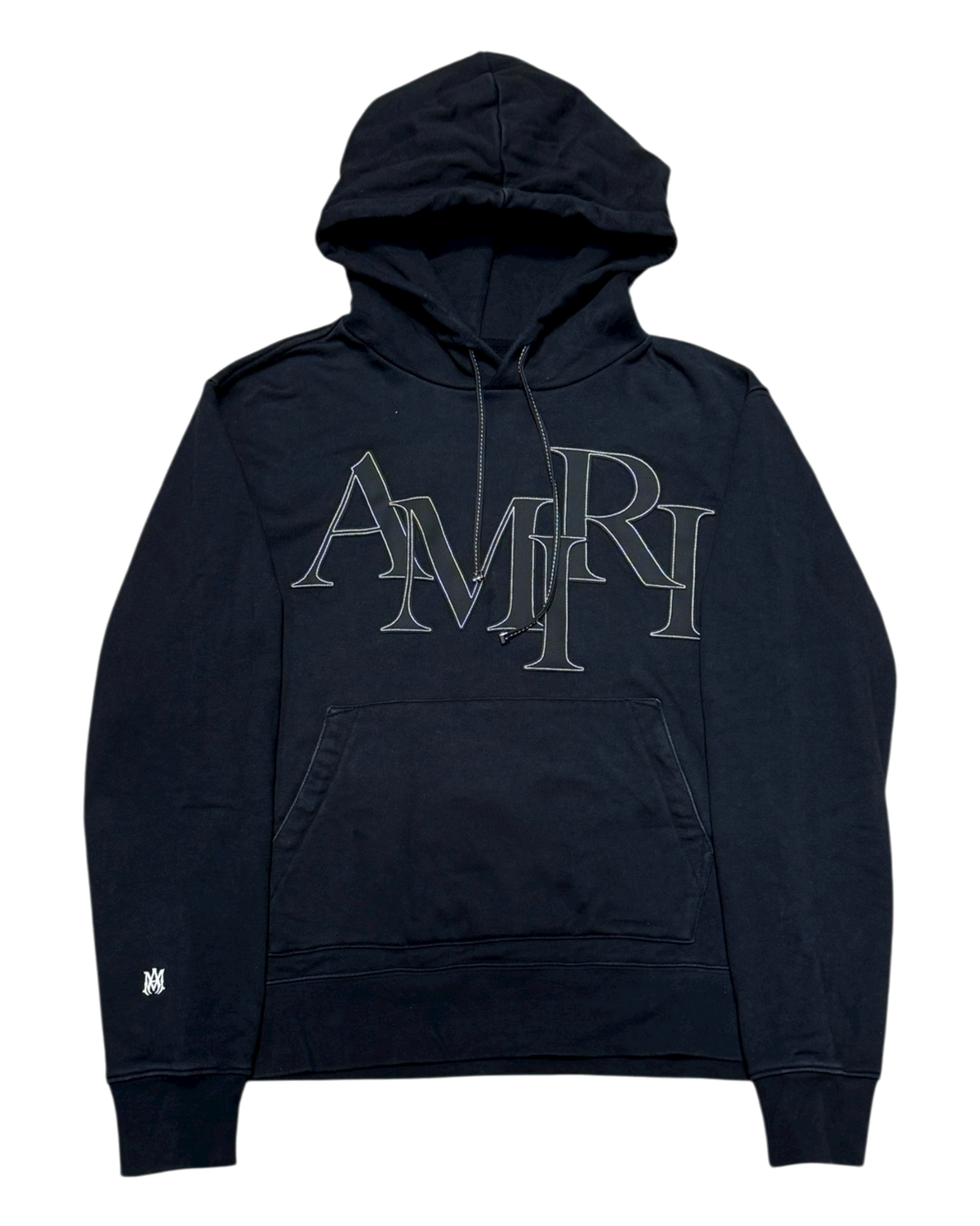Staggered Logo Patch Hoodie