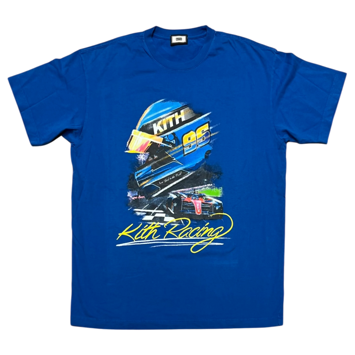 F1 White Vintage Blue Tee
