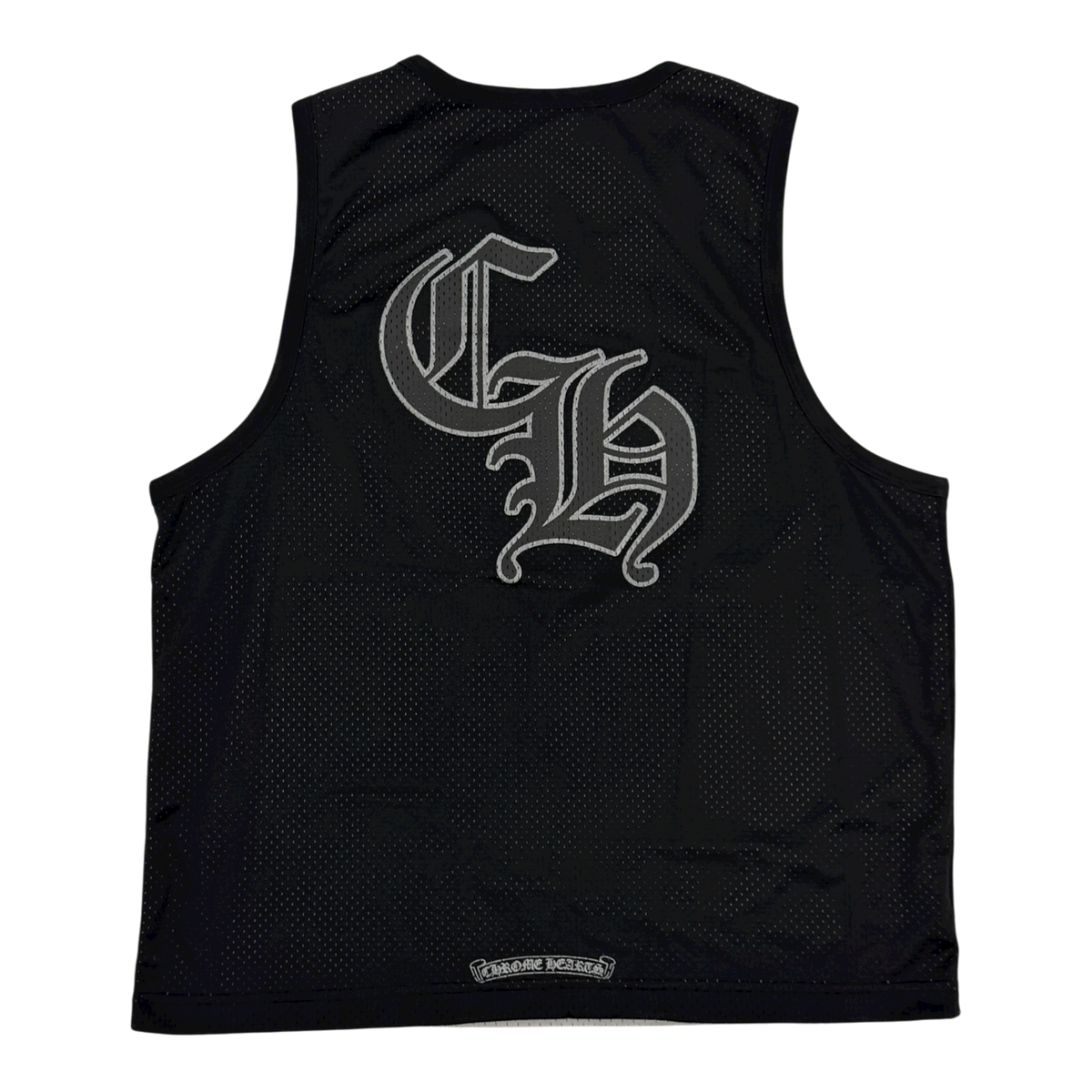 Black Mesh Tank Jersey
