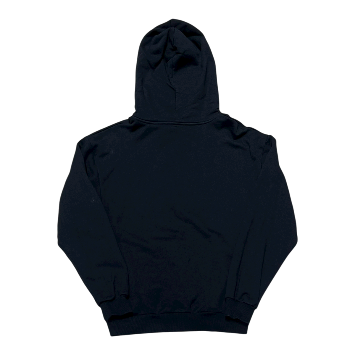 Black Loose Hoodie String Logo