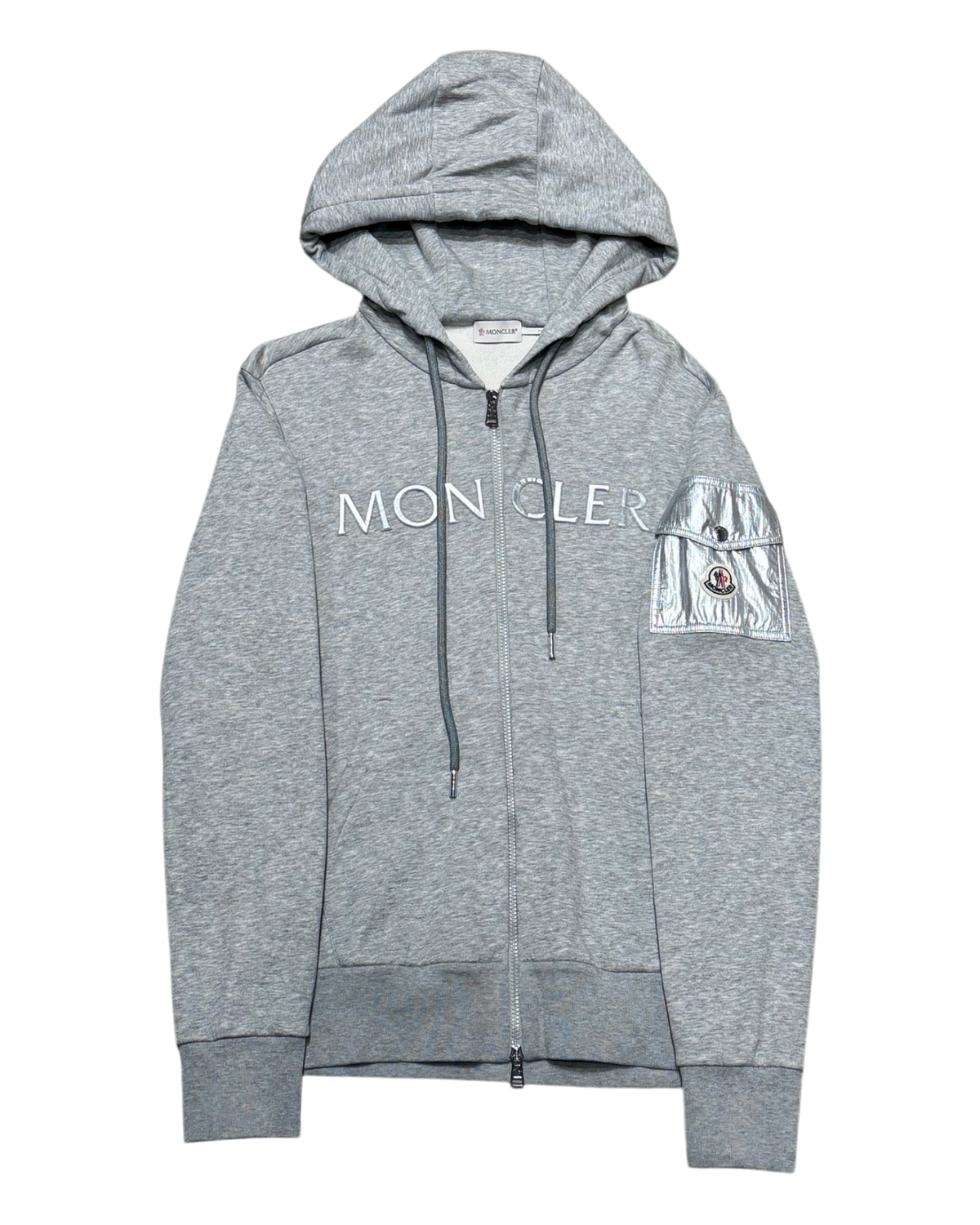Spellout Zip Up Hoodie