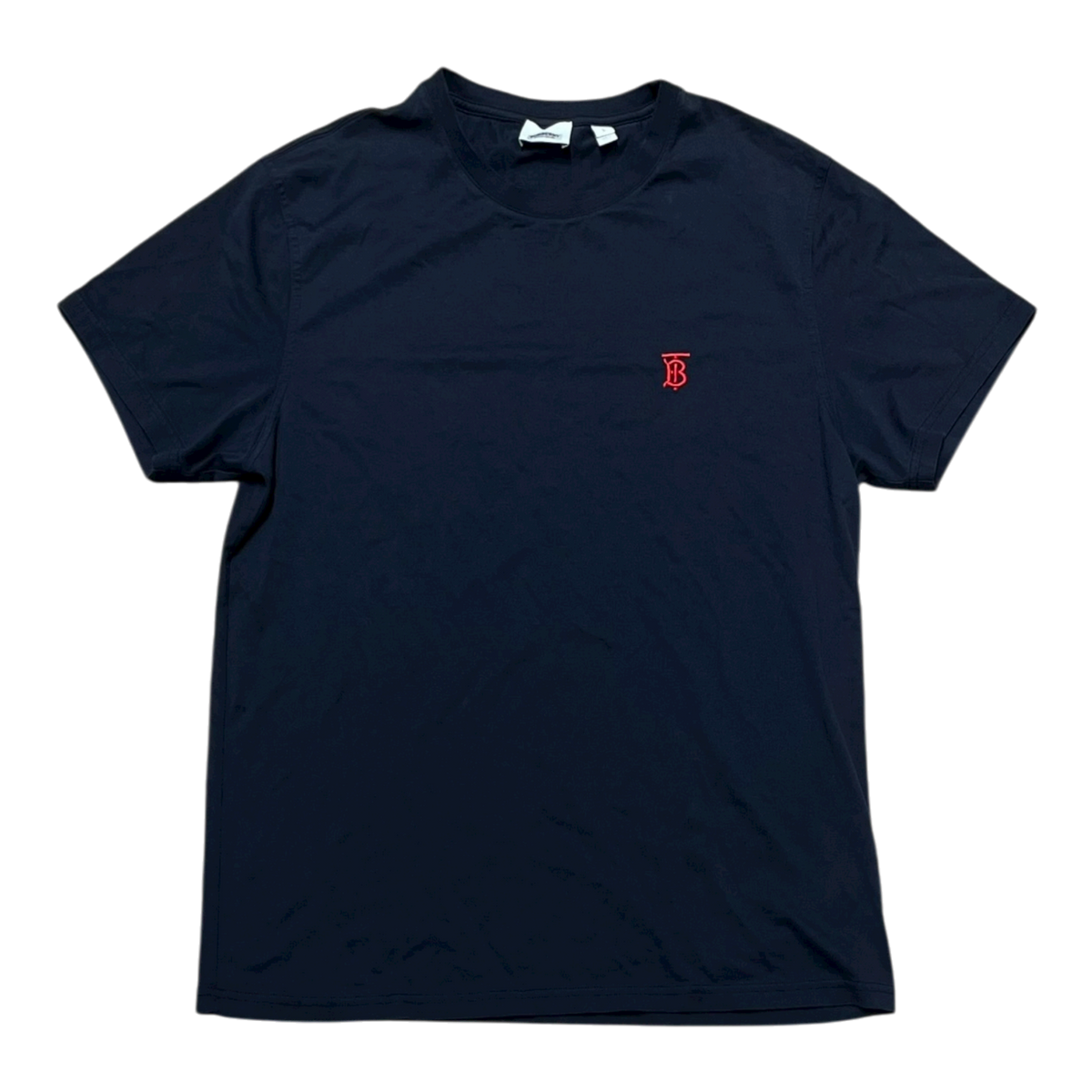 Navy Monogram Motif T-Shirt