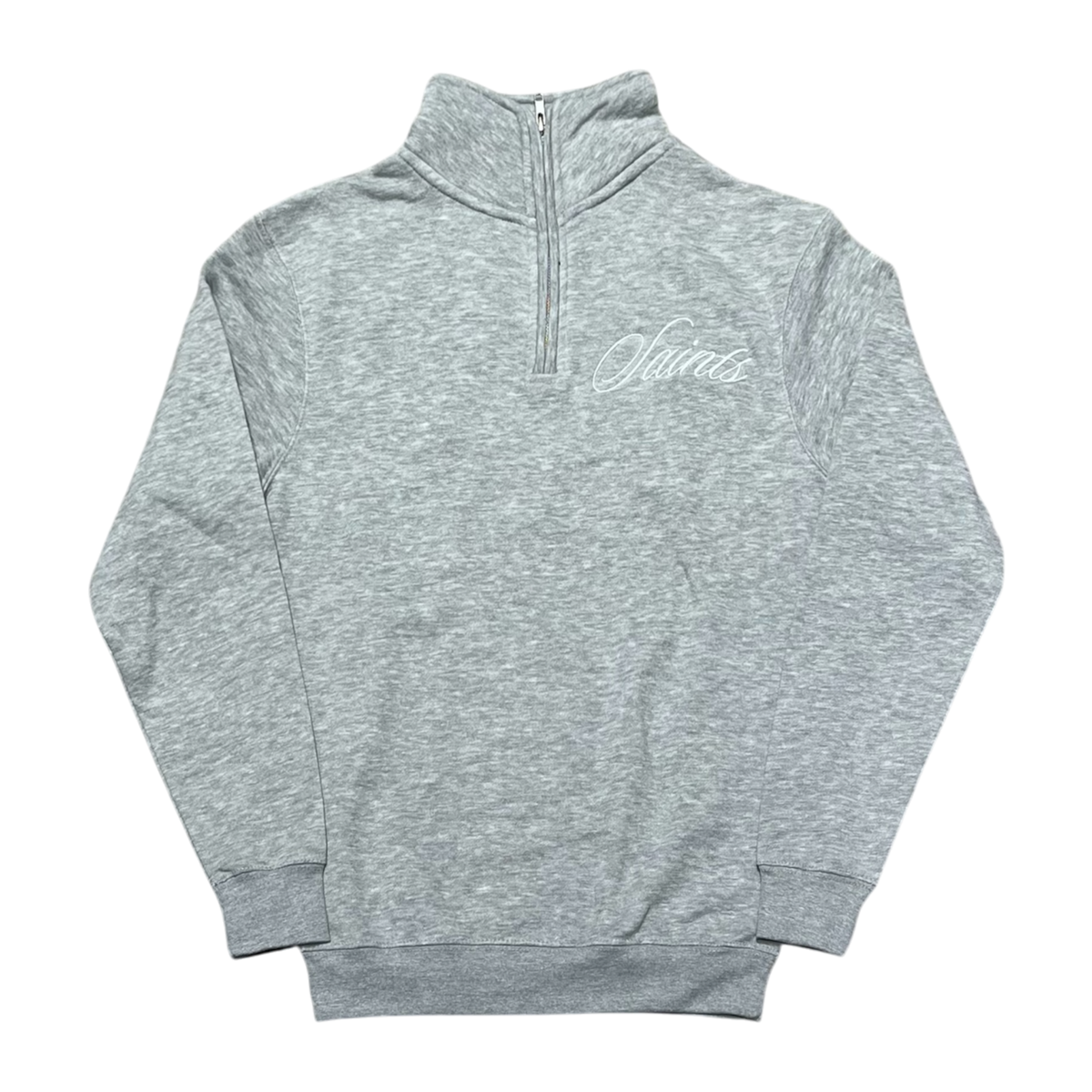 Quarter Zip Grey