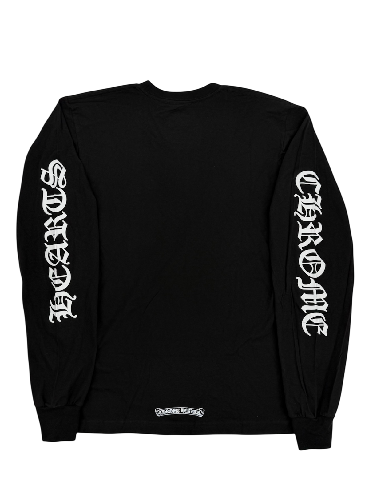 Neck Logo Black L/S T-Shirt
