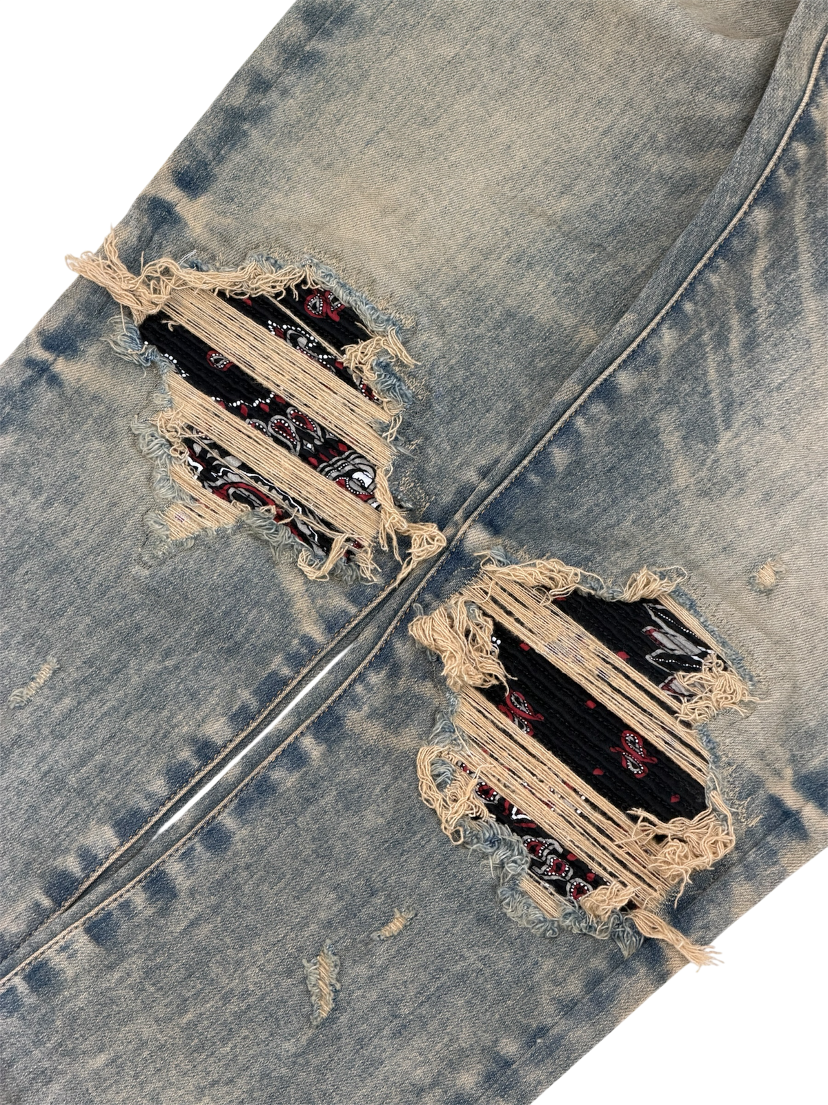 MX1 Black/Red Bandana Jean Dirty Indigo