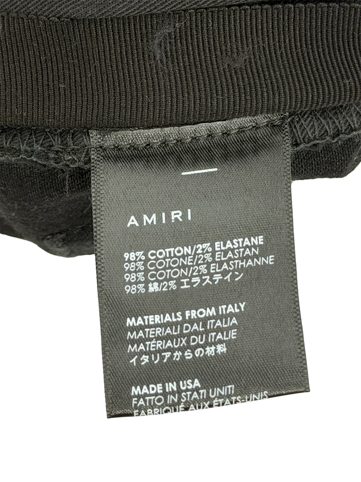 MX1 Watercolor Plaid Black Jean