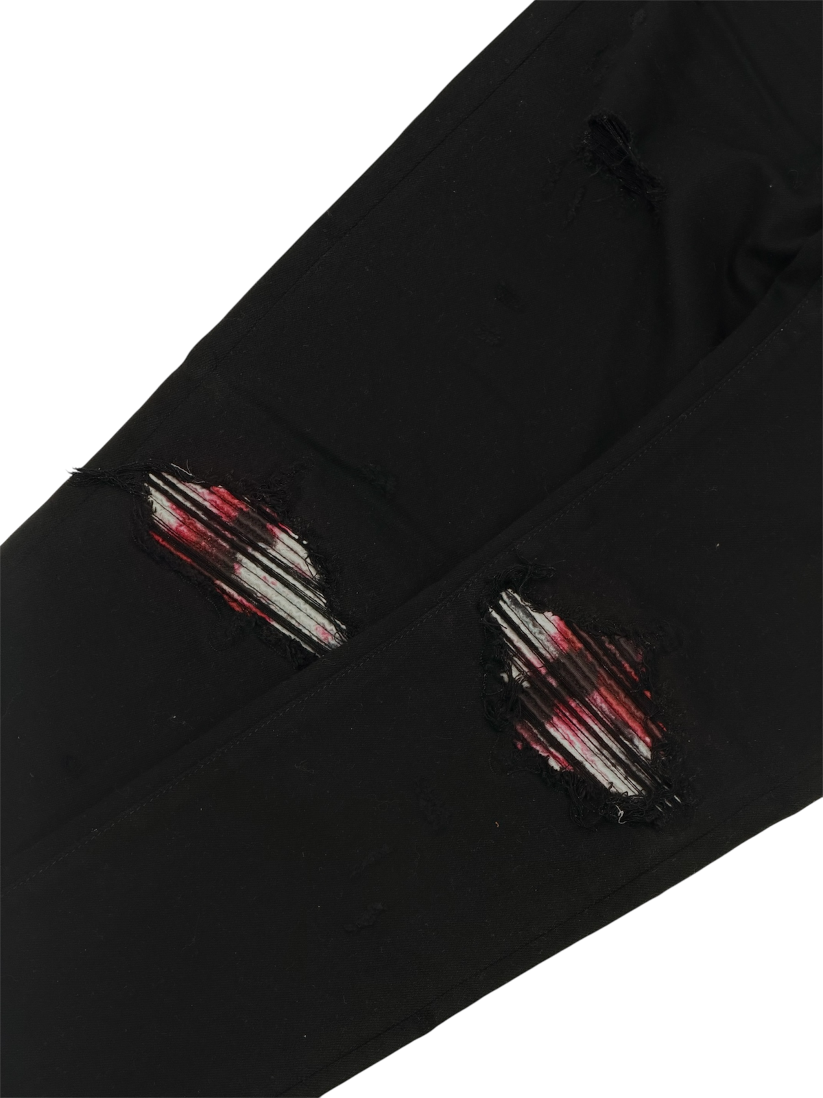 MX1 Watercolor Plaid Black Jean