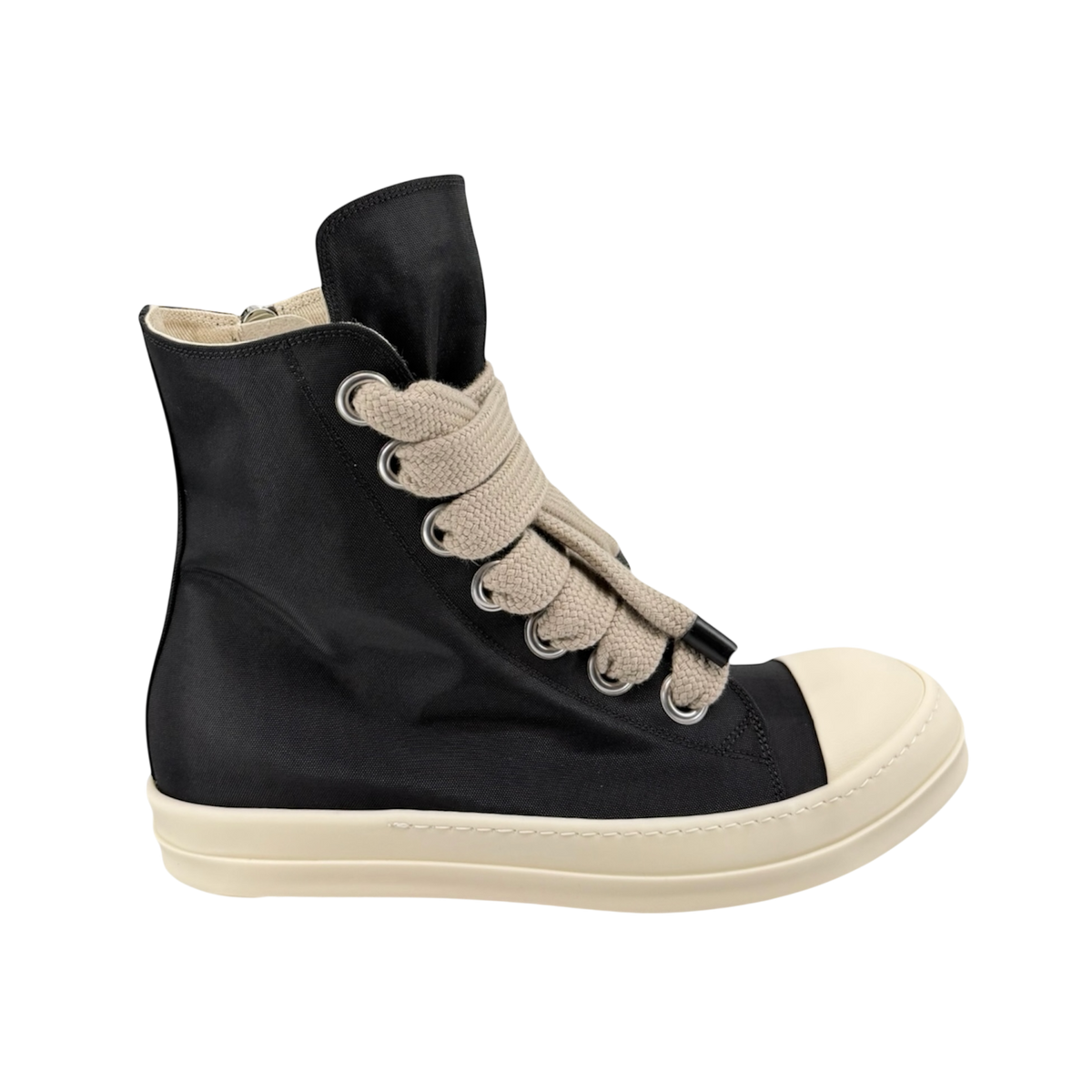 Drkshdw Black Nylon Jumbo Lace Sneakers
