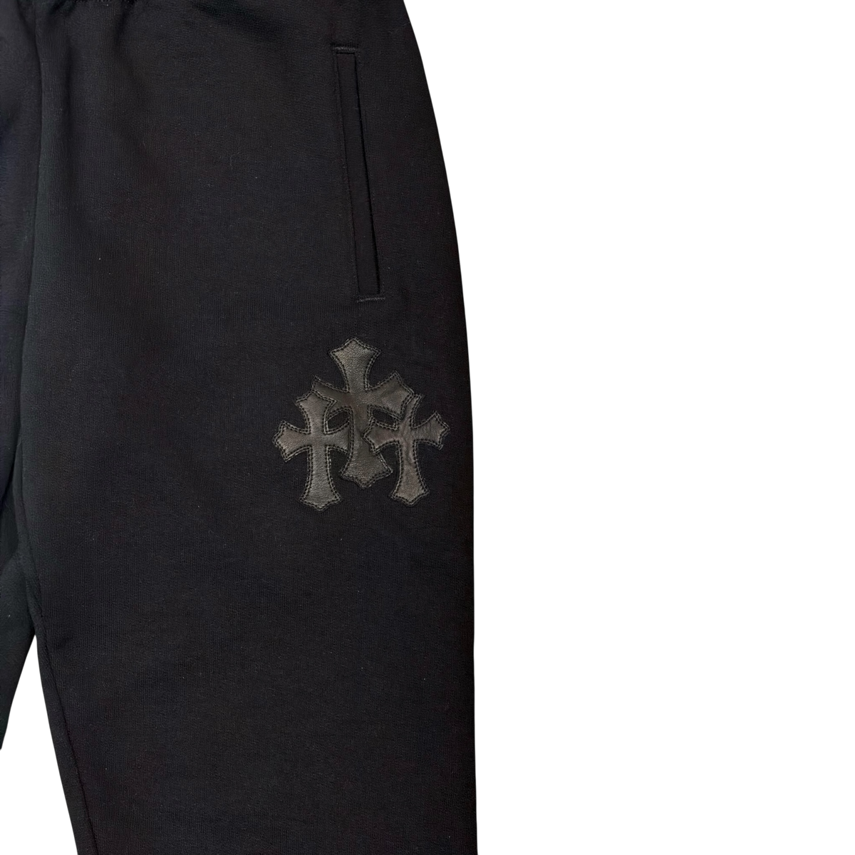 Triple Cross Black Paper Jam Sweatpants