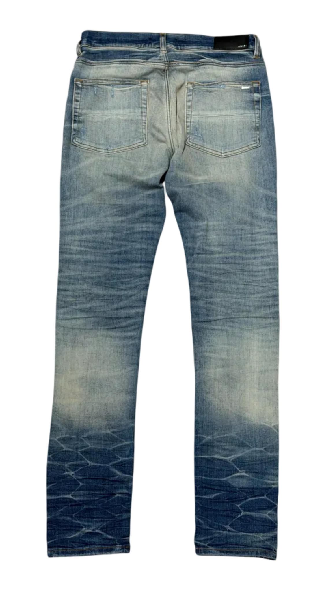 Blue Bandana Paisley Jacquard MX1 Jeans