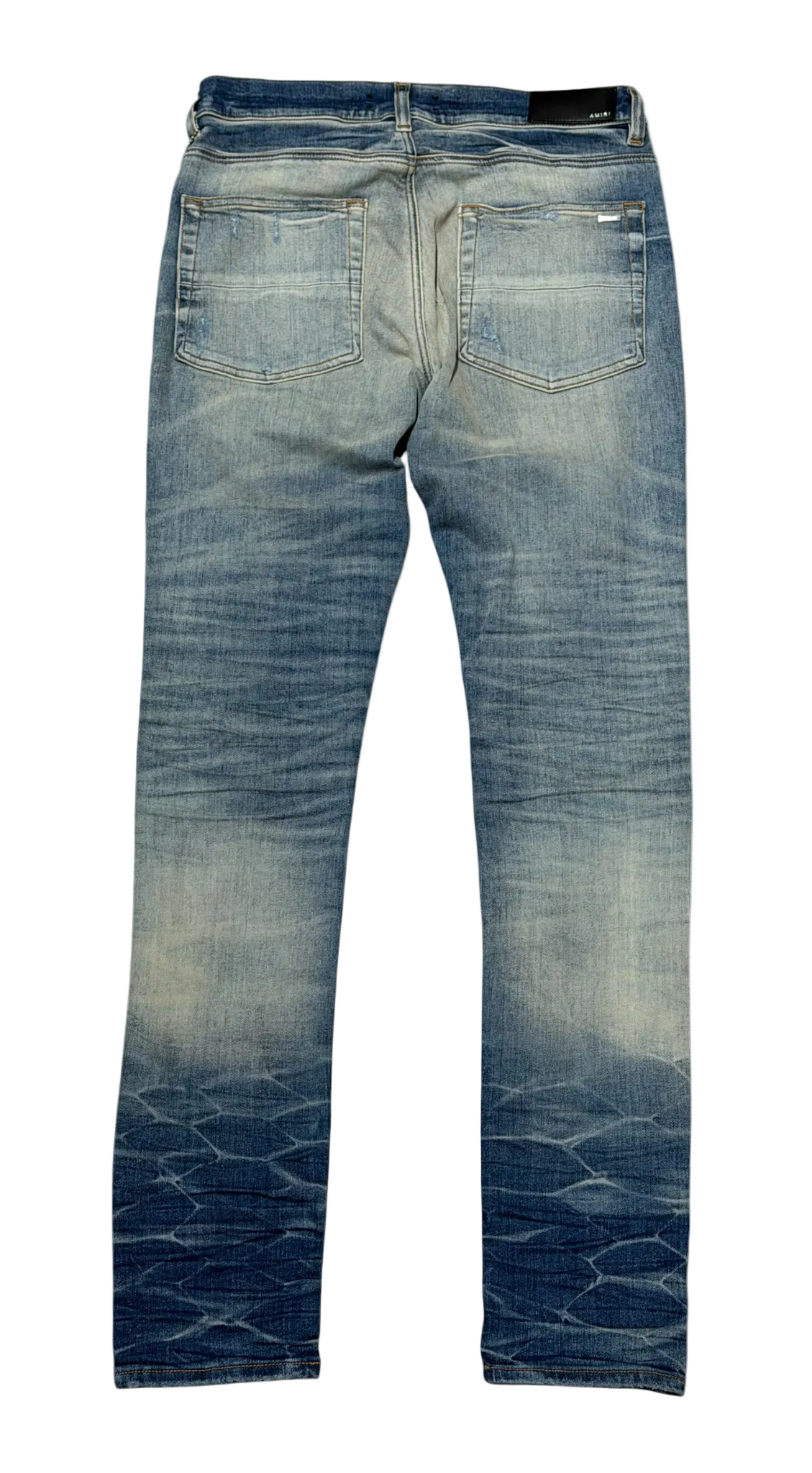 Blue Bandana Paisley MA Logo MX1 Jeans