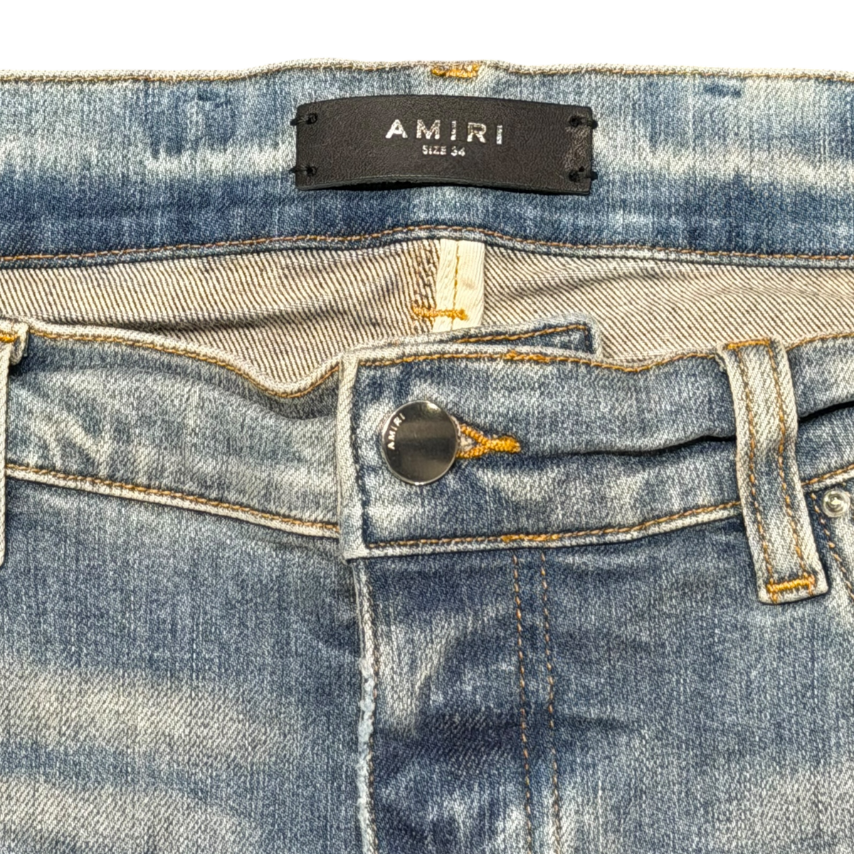 Blue Bandana Paisley MA Logo MX1 Jeans
