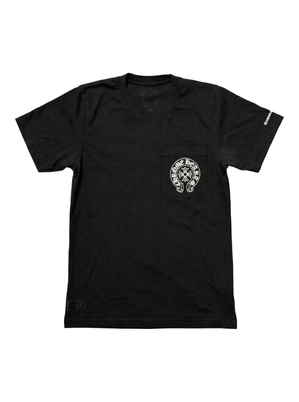 Horseshoe Logo Pocket T-Shirt Black