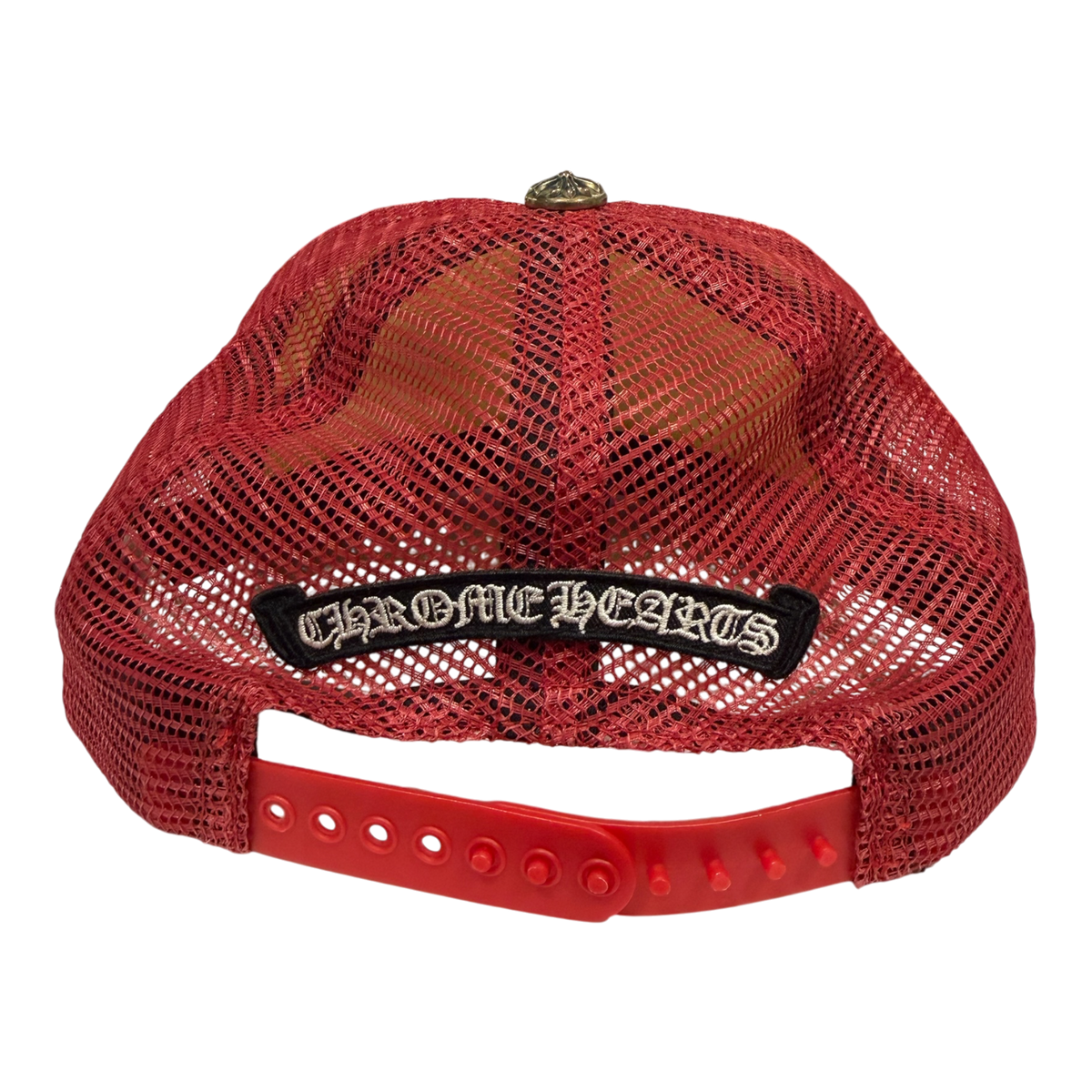 Multicolor Cross Trucker Hat Red/White