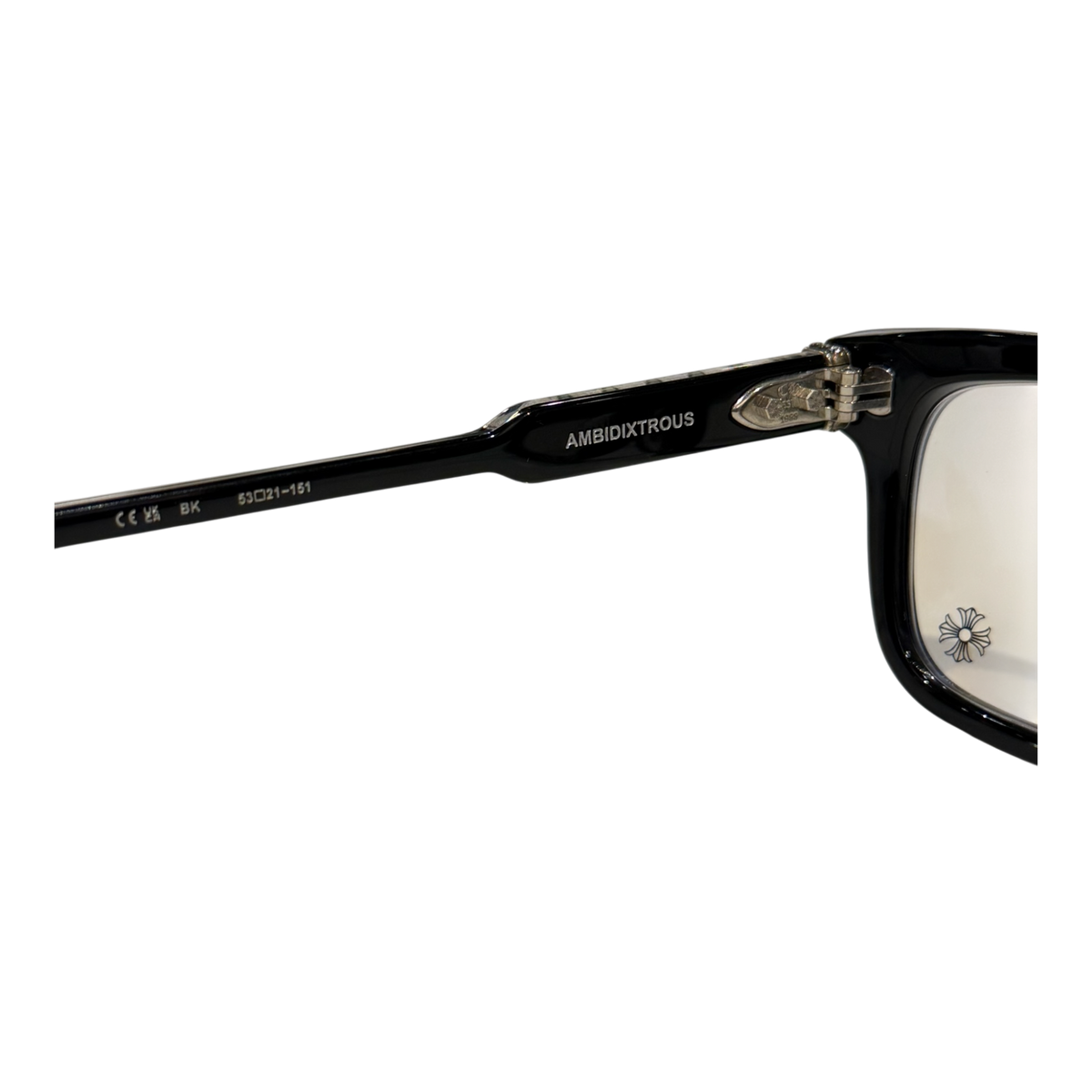 Ambidextrous Black Glasses