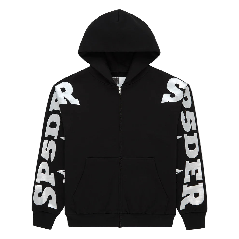 MX555 ZIP HOODIE Black/Silver