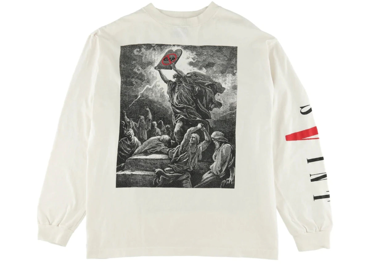 Saint Mxxxxxx x VLONE No Cap L/S Tee White