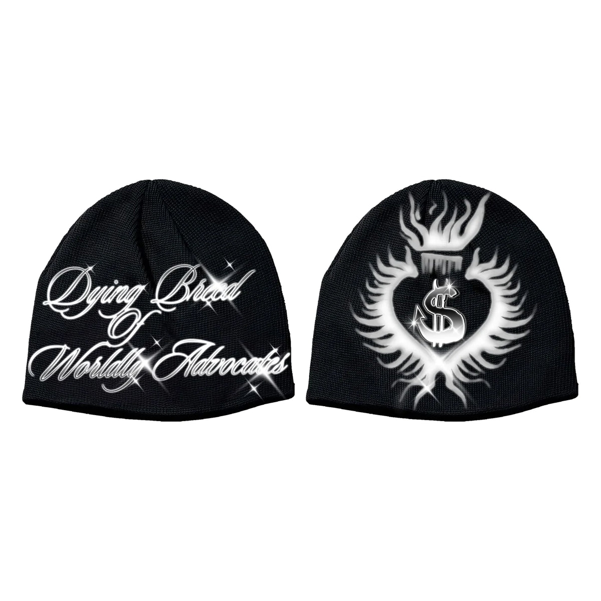 Script Breed Beanie Black