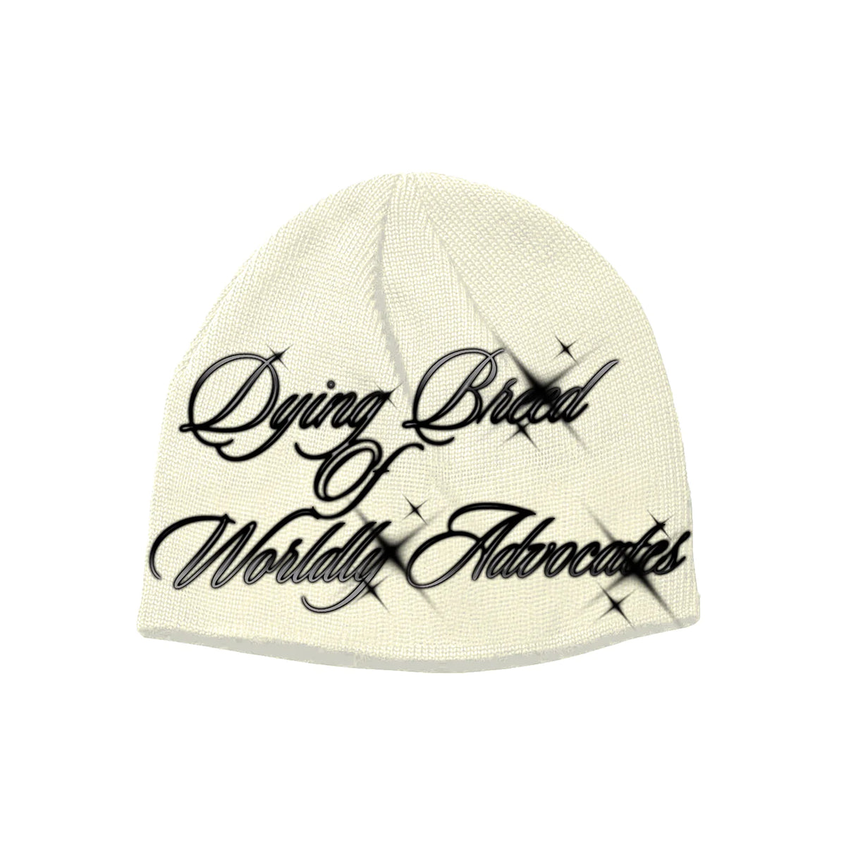 Script Breed Beanie Cream