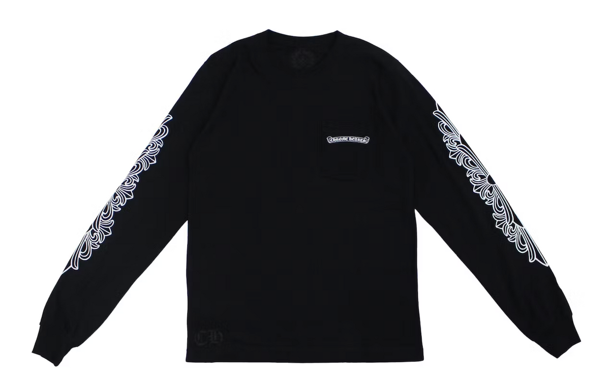 Eye Chart Dagger L/S T-shirt Black