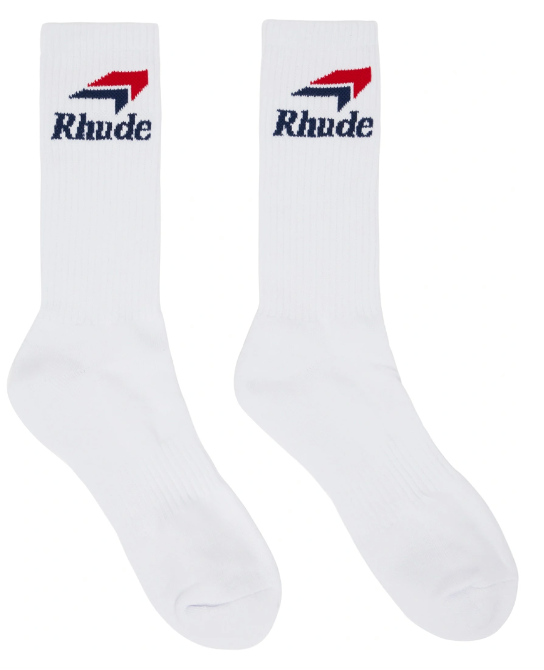 Chevron Socks White