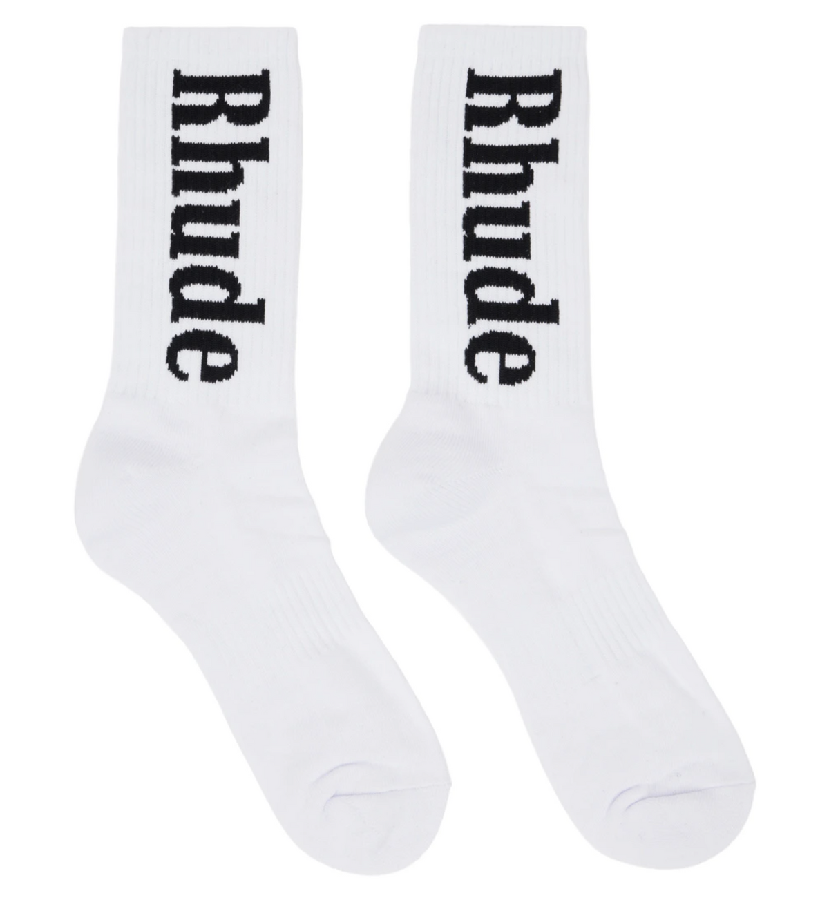 White Vertical Socks