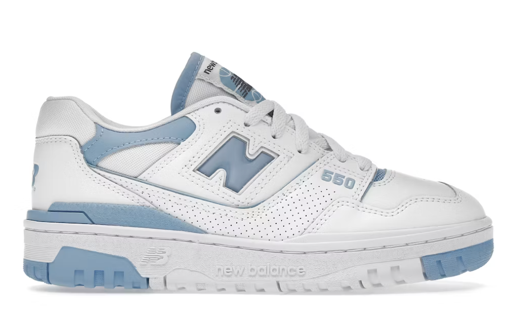 New Balance 550 UNC White Dusk Blue (Women's)