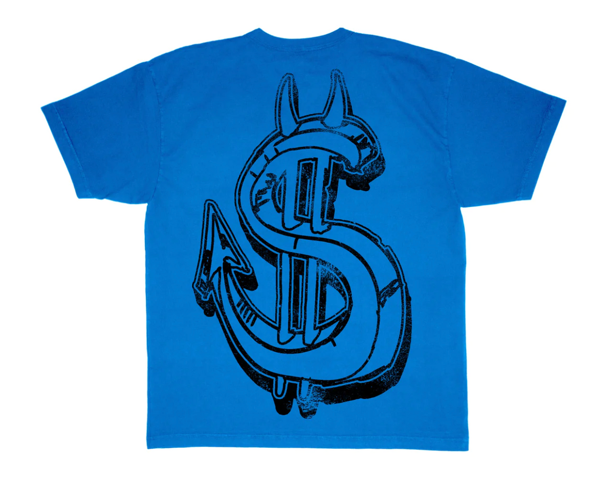 We're Here Tee Blue