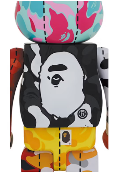Bearbrick x BAPE 28th Anniversary Camo #3 1000%