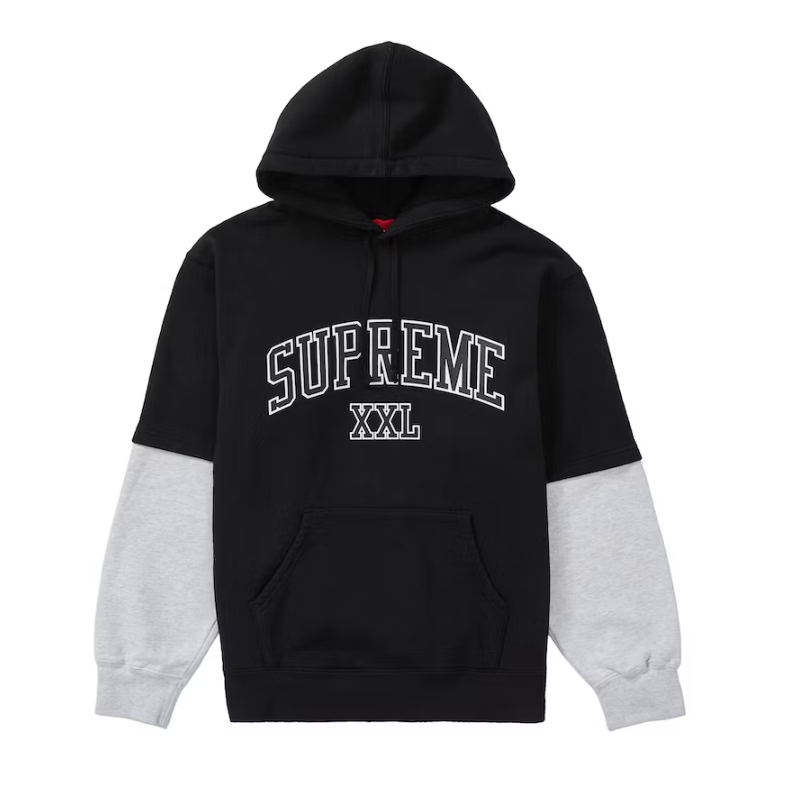 Supreme XXL Hooded Sweatshirt Black