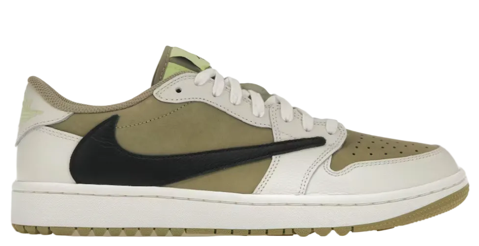Jordan 1 Retro Low Golf Travis Scott Neutral Olive