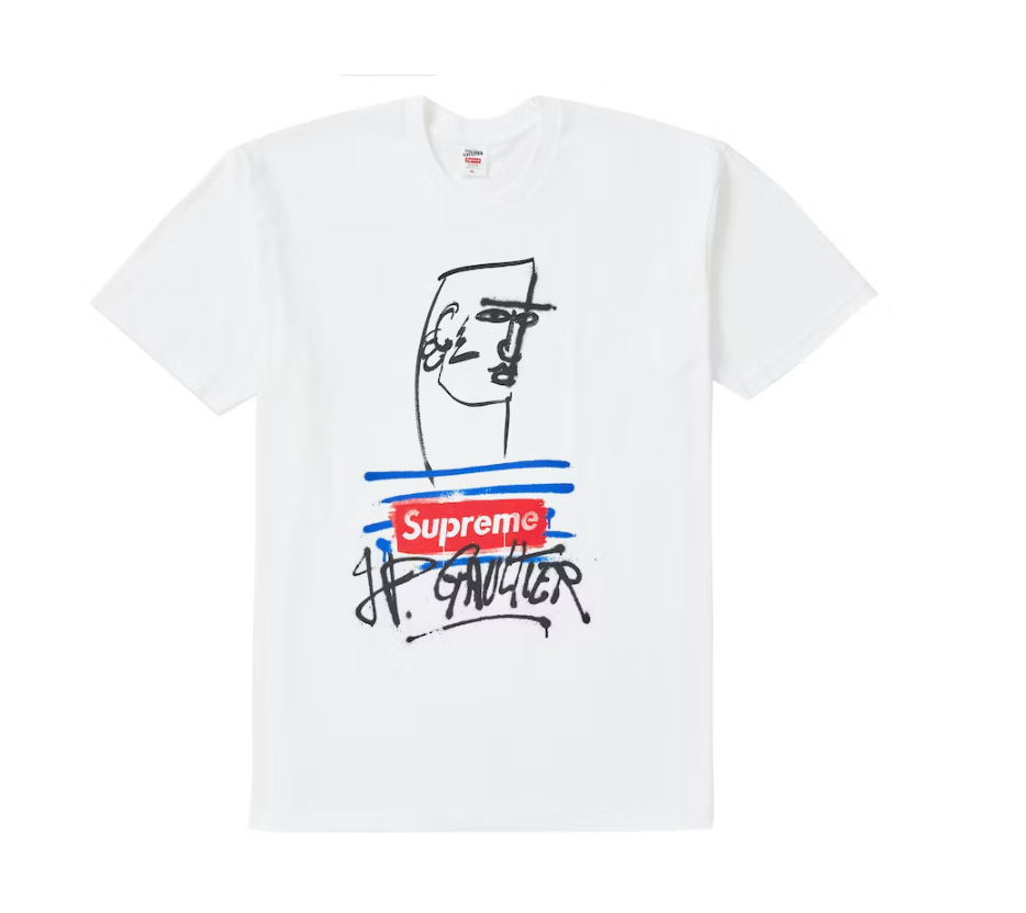 Supreme Jean Paul Gaultier Tee White