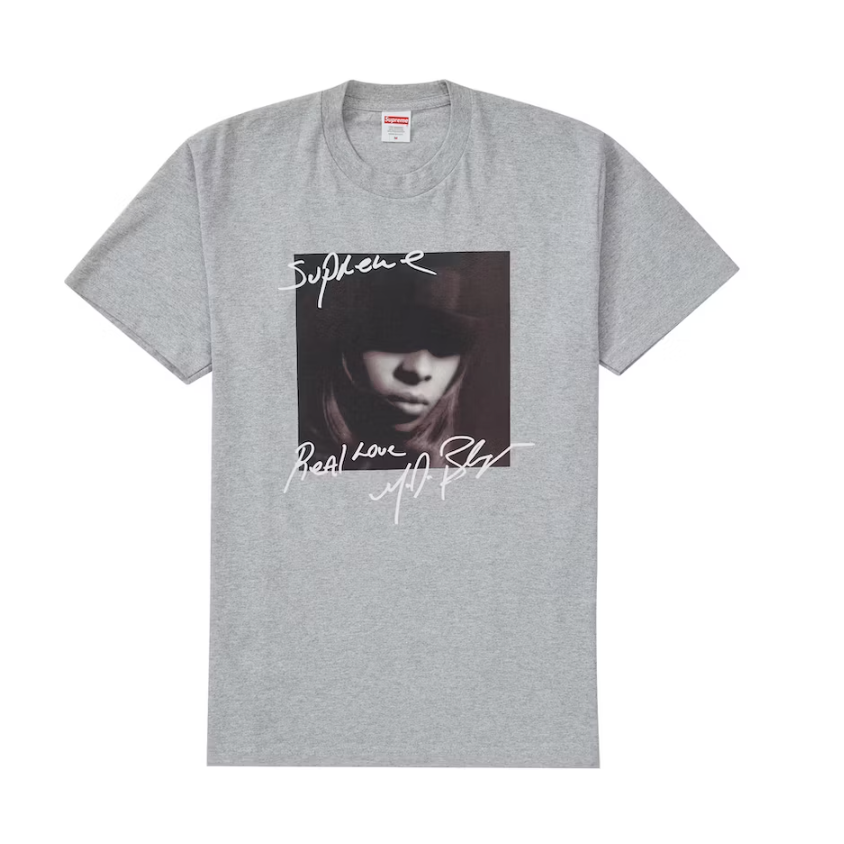 Supreme Mary J. Blige Tee Heather Grey