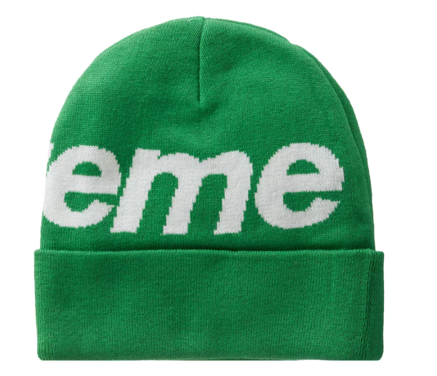 Supreme Big Logo Beanie Beanie (FW23) Green