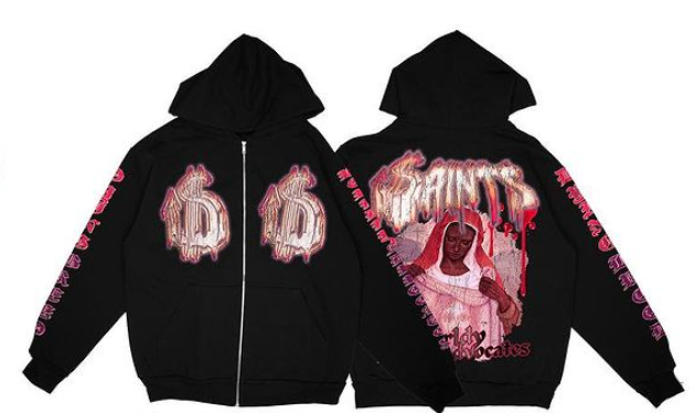 Holy Mary Zip Up