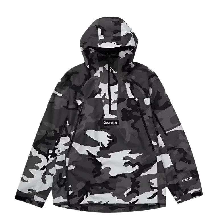 2-in-1 GORE-TEX Shell WINDSTOPPER Vest & Jacket Snow Camo