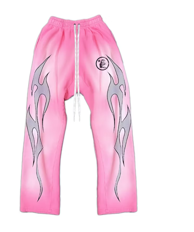 Flame Sweatpants Pink/Black/Grey